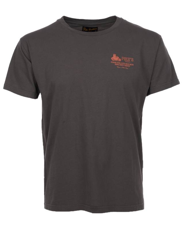 Pike Brothers 1969 Sports Tee Zaidel grey Online Outlet