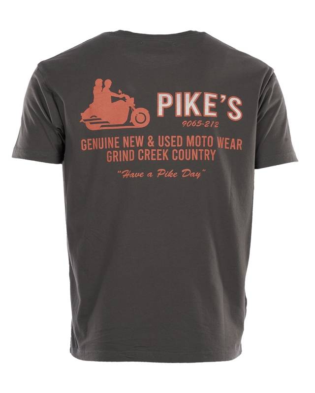 Pike Brothers 1969 Sports Tee Zaidel grey Online Outlet