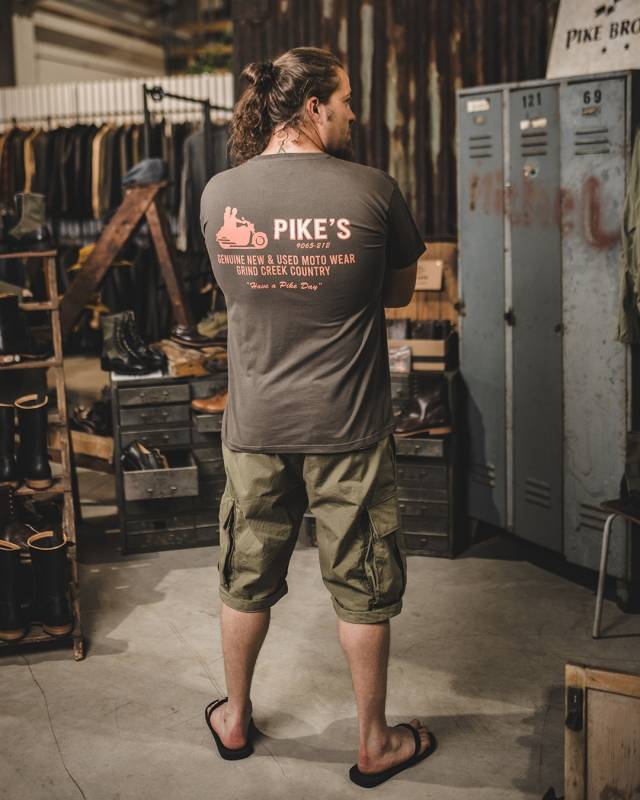 Pike Brothers 1969 Sports Tee Zaidel grey Online Outlet