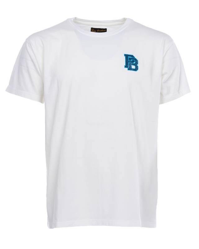 Pike Brothers 1969 Sports Tee Blue Castle Logo Print Bestseller