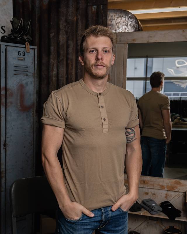 Pike Brothers 1927 Henley Shirt short sleeve Mojave beige Discount Store für neue Produkte