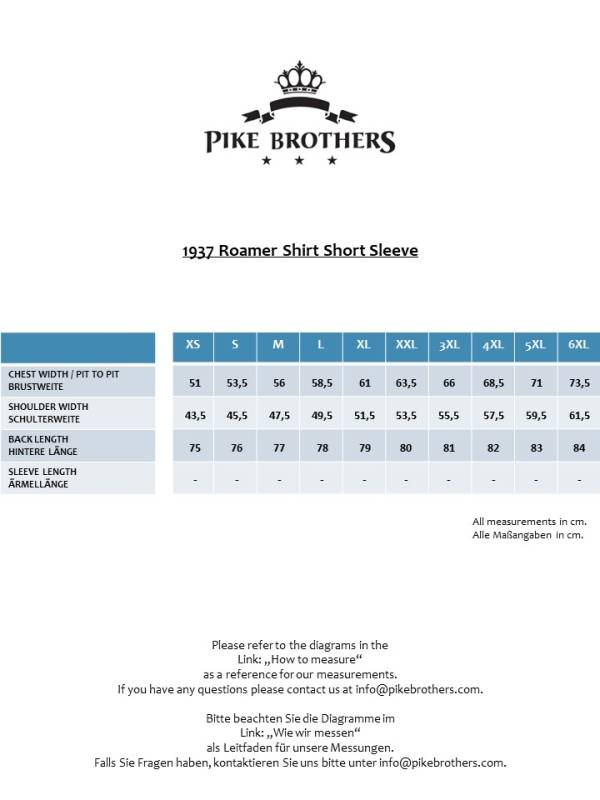 Pike Brothers 1937 Roamer Shirt Short sleeve Hapuna blue Fabrikladen