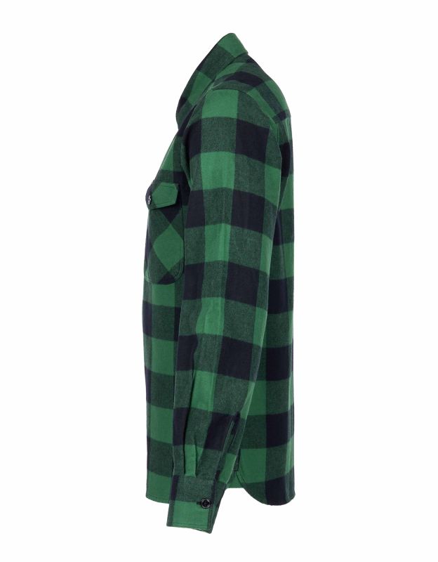 Pike Brothers 1943 CPO Shirt Buffalo green flannel Günstiger Verkauf