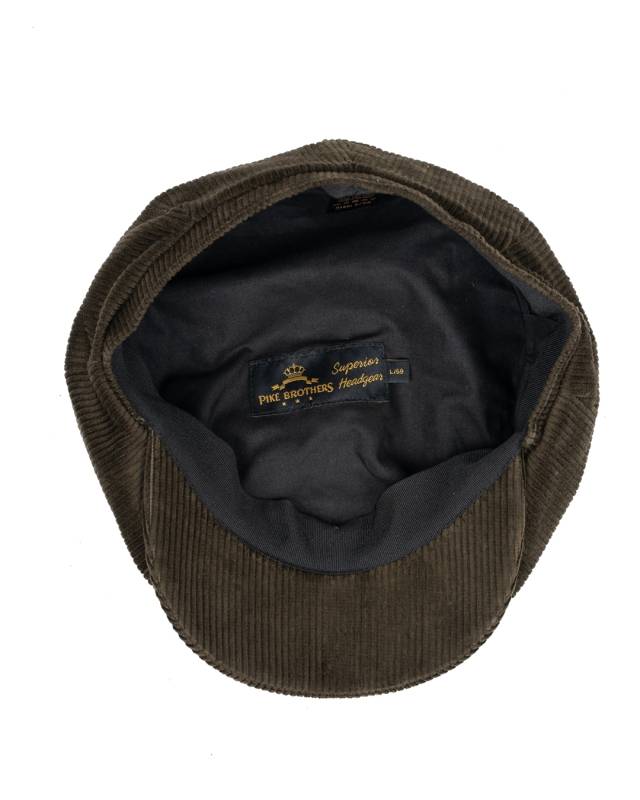 Pike Brothers 1928 Newsboy Cap olive cord Saisonale Angebote