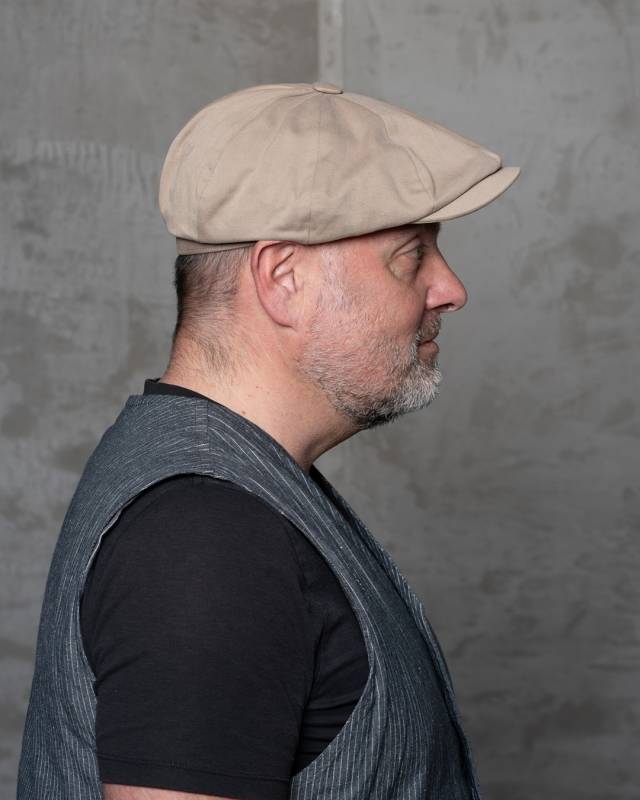 Pike Brothers 1928 Newsboy Cap cav. twill khaki Kostenlose Rückgabe