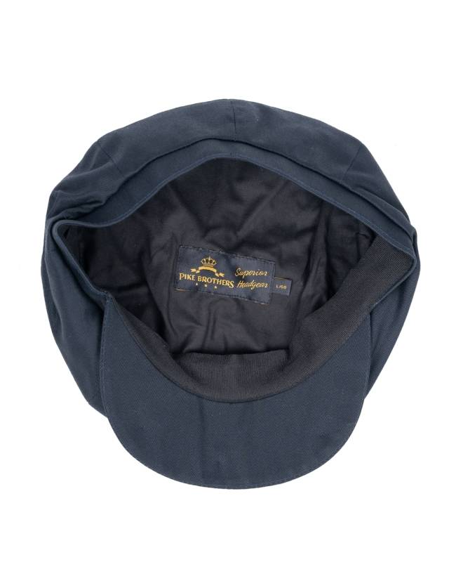 Pike Brothers 1928 Newsboy Cap cav twill navy Begrenzte Freigabe