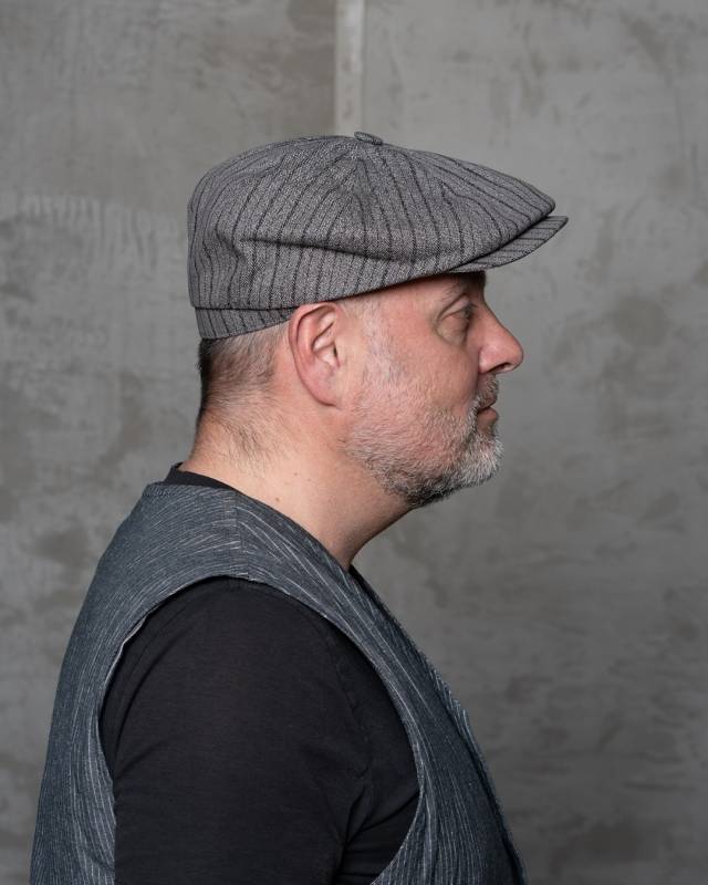 Pike Brothers 1928 Newsboy Cap Swedish Stripes Letzte 3 Tage