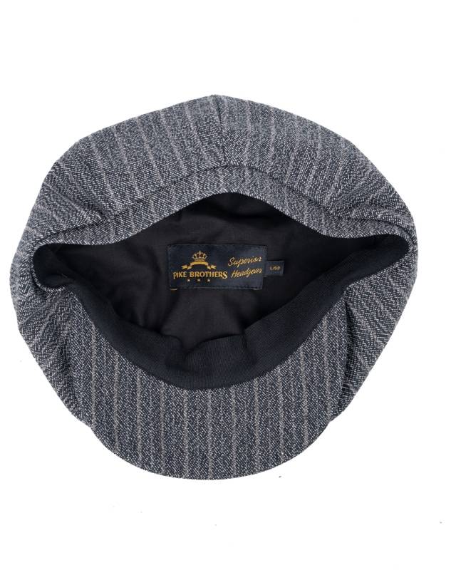 Pike Brothers 1928 Newsboy Cap Hacksaw grey Letzter Tag