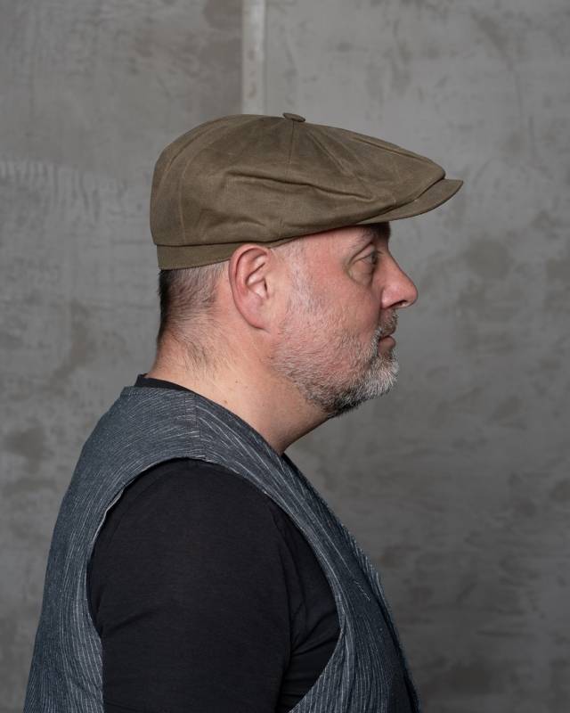 Pike Brothers 1928 Newsboy Cap Lundo olive Zeitbegrenzte Promotion
