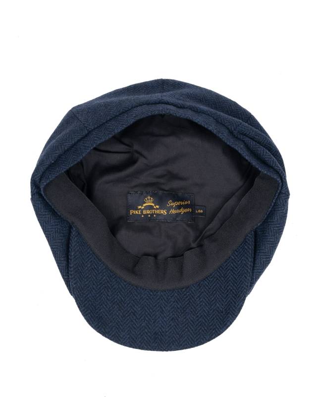 Pike Brothers 1928 Newsboy Cap Herbing blue Nur für heute