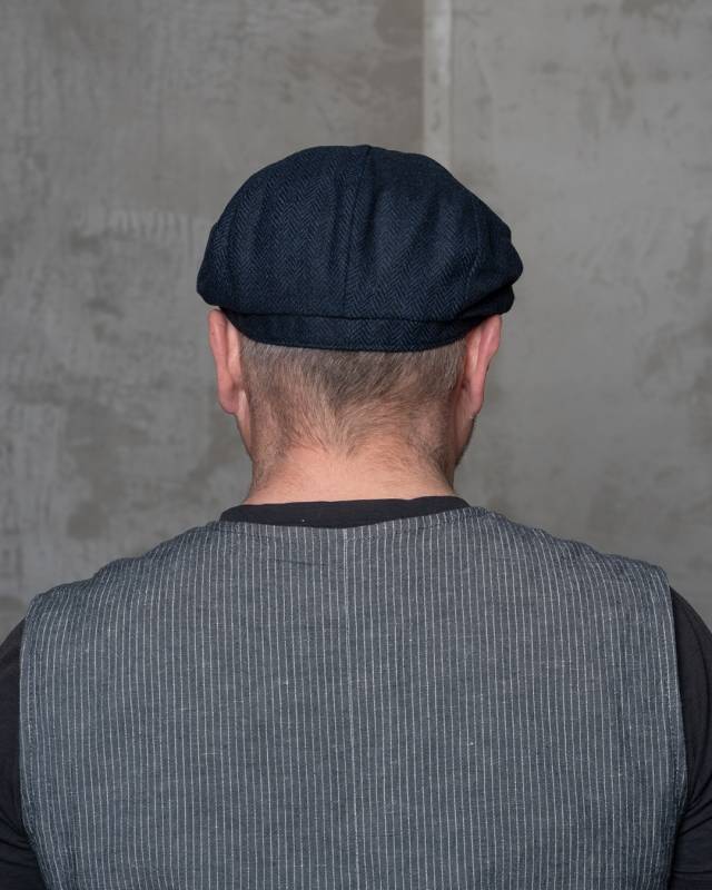 Pike Brothers 1928 Newsboy Cap Herbing blue Nur für heute
