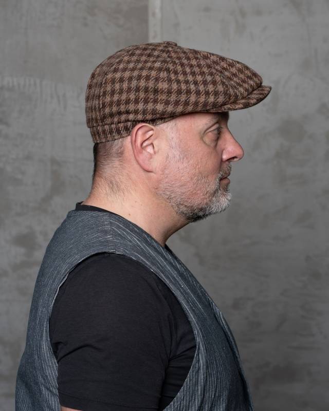 Pike Brothers 1928 Newsboy Cap Higgs brown Sonderangebot der Fabrik