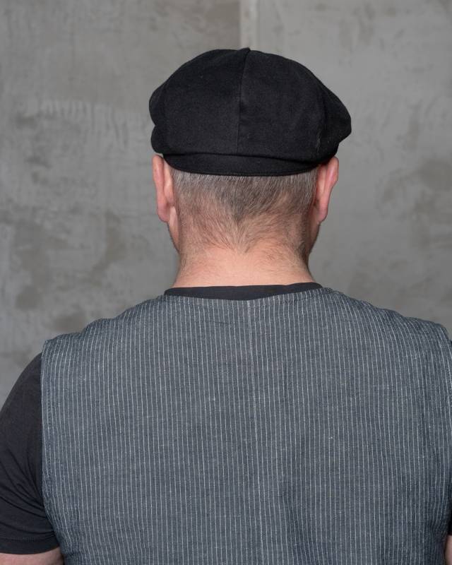 Pike Brothers 1928 Newsboy Cap Moleskin sulphur black Bis zu 55% Rabatt