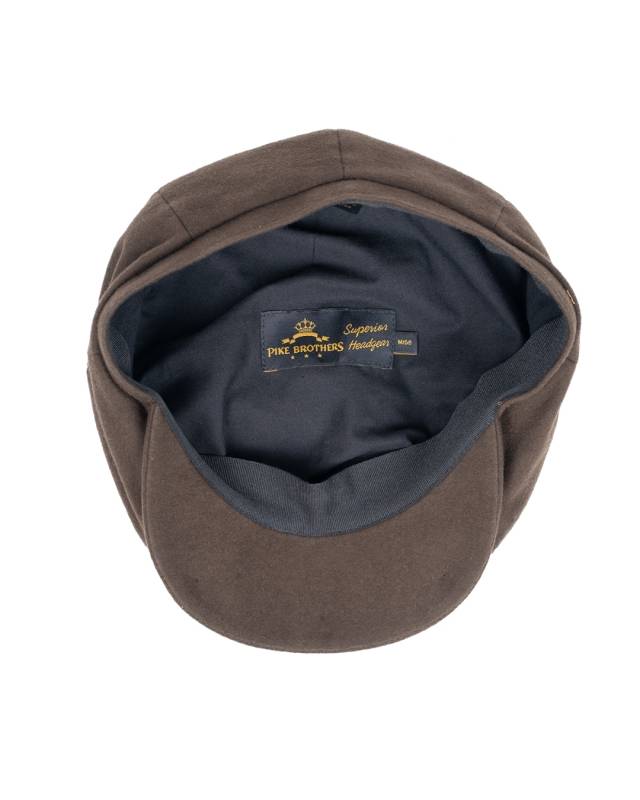 Pike Brothers 1928 Newsboy Cap Moleskin soil brown Nur noch ein Tag übrig