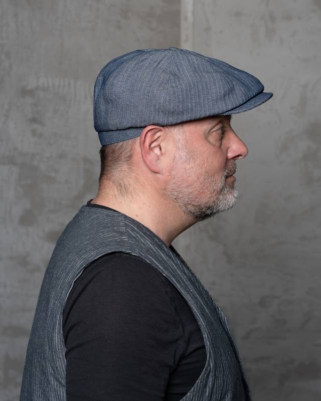 Pike Brothers 1928 Newsboy Cap Kirkburg blue Kostenloser Versand