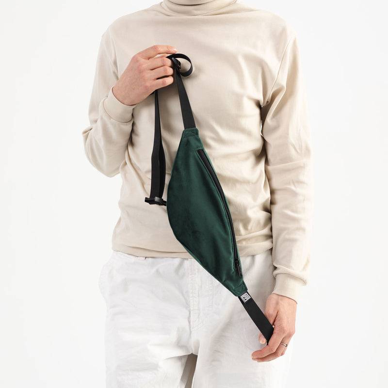 PP Berlin Bauchtasche schmal, Samt, Damen Herren Unisex Letzte 2 Tage