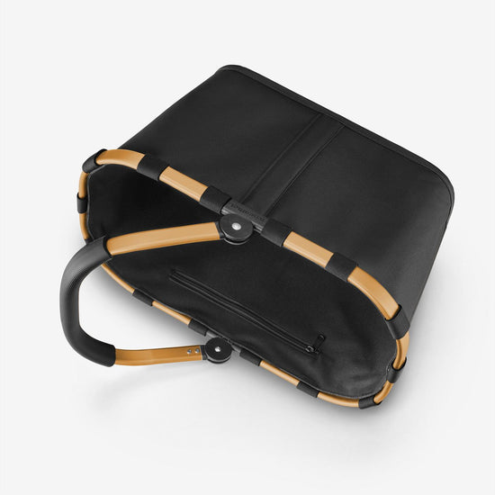 Reisenthel carrybag frame gold/black (Einkaufskorb,schwarz) Neueste Mode