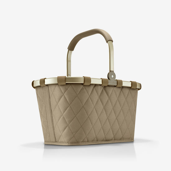 Reisenthel carrybag frame rhombus olive (Einkaufskorb,olive) Große Rabatte
