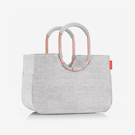 Reisenthel loopshopper L frame twist sky rose (Einkaufstasche,hellgrau) Saisonale Angebote