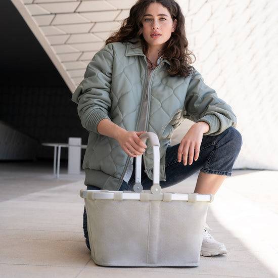 Reisenthel carrybag herringbone sand (Einkaufskorb,hellbraun) Riesige Ersparnisse