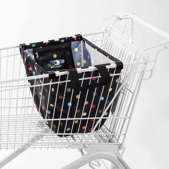 Reisenthel easyshoppingbag dots (Einkaufswagentasche,schwarz) Letzter Tag