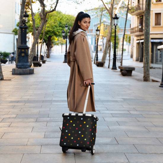 Reisenthel carrycruiser dots (Einkaufstrolley,schwarz) 50% Rabatt mit kostenlosem Versand