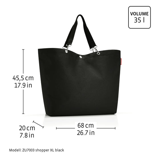 Reisenthel shopper XL twist silver (Strandtasche,grau) Rabatt