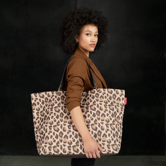 Reisenthel shopper XL leo macchiato (Strandtasche,dunkelbraun) Flash Sale