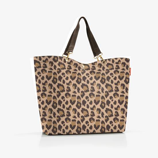 Reisenthel shopper XL leo macchiato (Strandtasche,dunkelbraun) Flash Sale