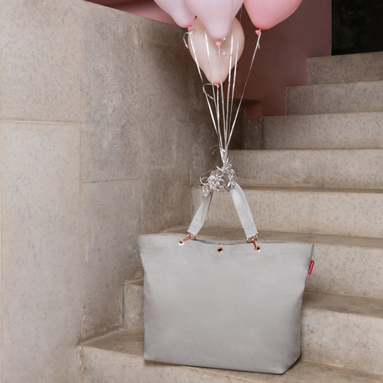 Reisenthel shopper XL twist sky rose (Strandtasche,hellgrau) Online Shopping