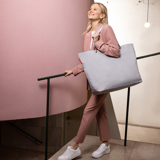 Reisenthel shopper XL twist sky rose (Strandtasche,hellgrau) Online Shopping