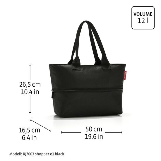 Reisenthel shopper e1 dots (Damentasche,schwarz) Exklusivangebot