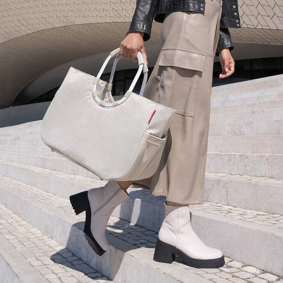 Reisenthel loopshopper L herringbone sand (Einkaufstasche,hellbraun) Preisnachlass