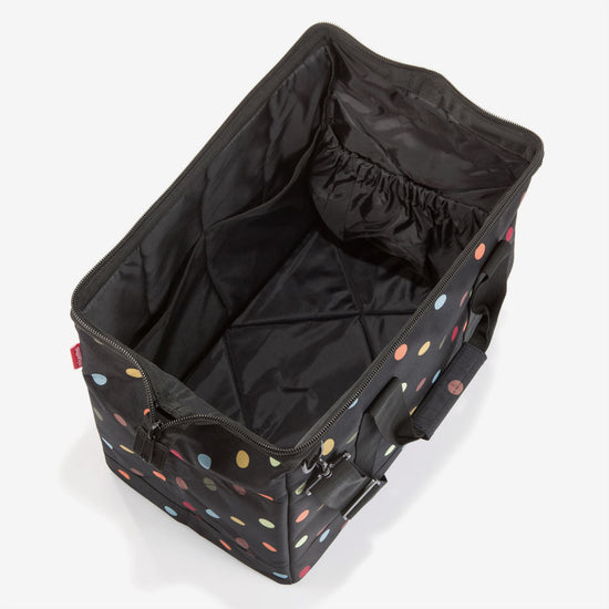 Reisenthel allrounder L dots (Große Reisetasche - 30 Liter Platz,schwarz) Kostenloser Versand