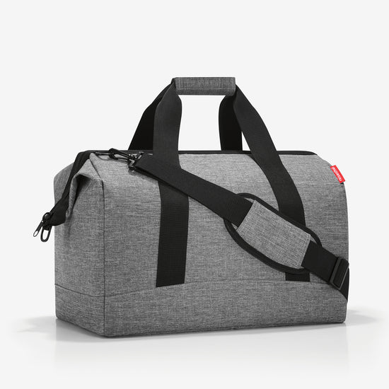 Reisenthel allrounder L twist silver (Große Reisetasche - 30 Liter Platz,grau) Limitierter Zeitrabatt