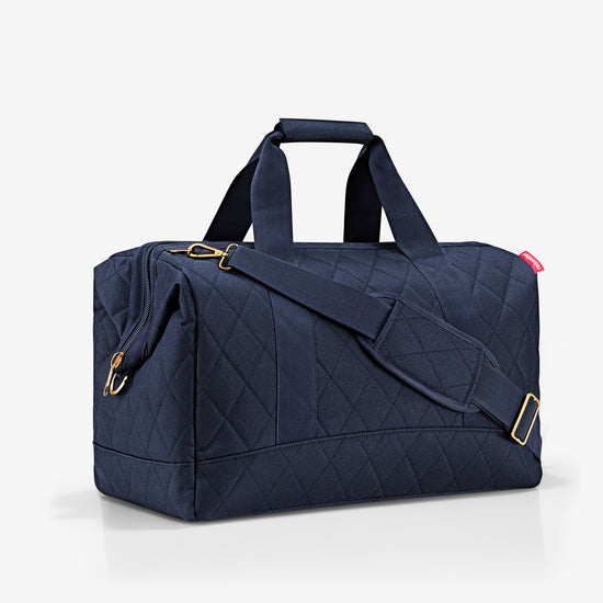 Reisenthel allrounder L rhombus midnight gold (Große Reisetasche - 30 Liter Platz,dunkelblau) Fabrikpreis