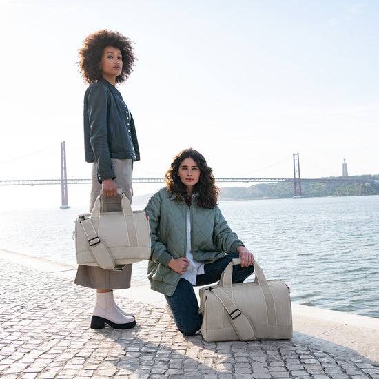Reisenthel allrounder L herringbone sand (Große Reisetasche - 30 Liter Platz,hellbraun) Saisonschlussverkauf