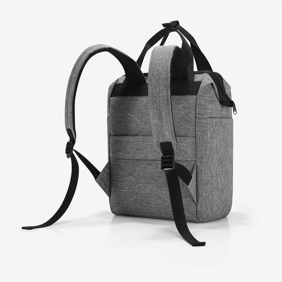 Reisenthel allrounder R twist silver (Rucksack,grau) Kauf eins, bekomm eins gratis
