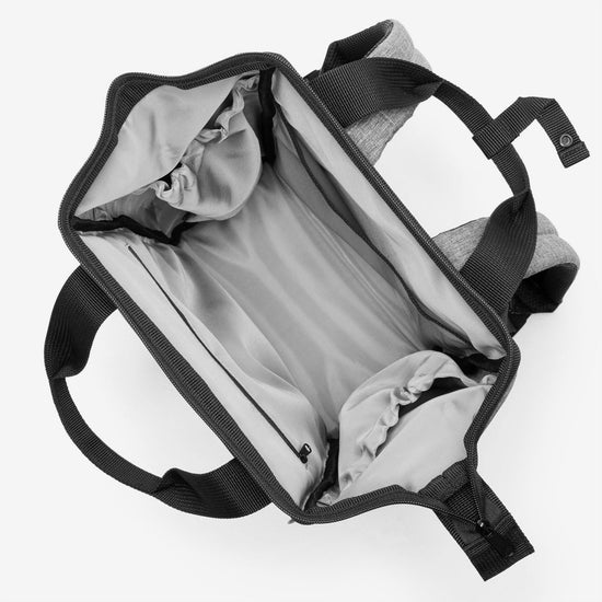 Reisenthel allrounder R twist silver (Rucksack,grau) Kauf eins, bekomm eins gratis