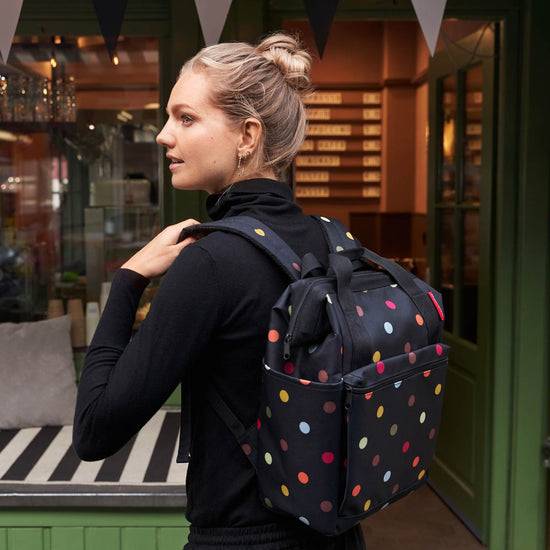 Reisenthel allrounder R dots (Rucksack,schwarz) Tägliche Deals