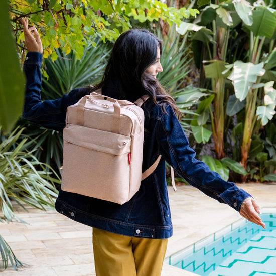 Reisenthel allday backpack M twist coffee (Rucksack,creme) VIP-Rabatte