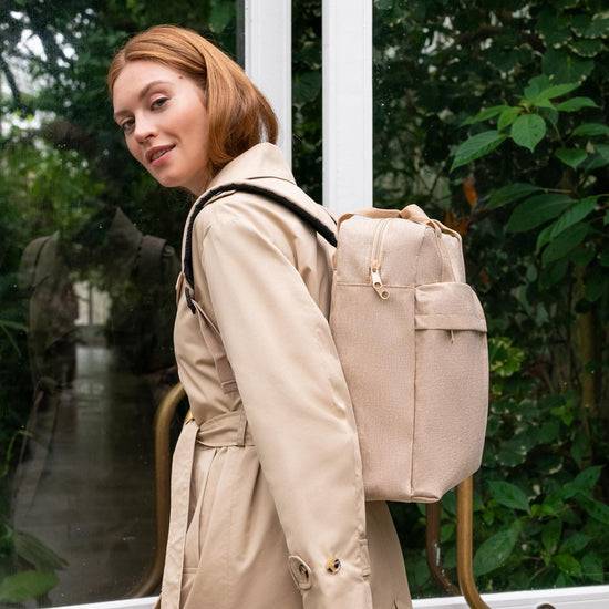Reisenthel allday backpack M twist coffee (Rucksack,creme) VIP-Rabatte