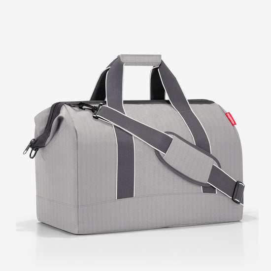 Reisenthel allrounder L herringbone grey (Große Reisetasche - 30 Liter Platz,grau) Auslauf