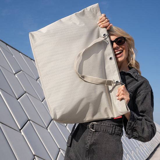 Reisenthel shopper XL herringbone sand (Strandtasche,hellbraun) Rabatt