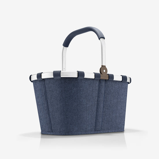 Reisenthel carrybag herringbone dark blue (Einkaufskorb,dunkelblau) Online Outlet