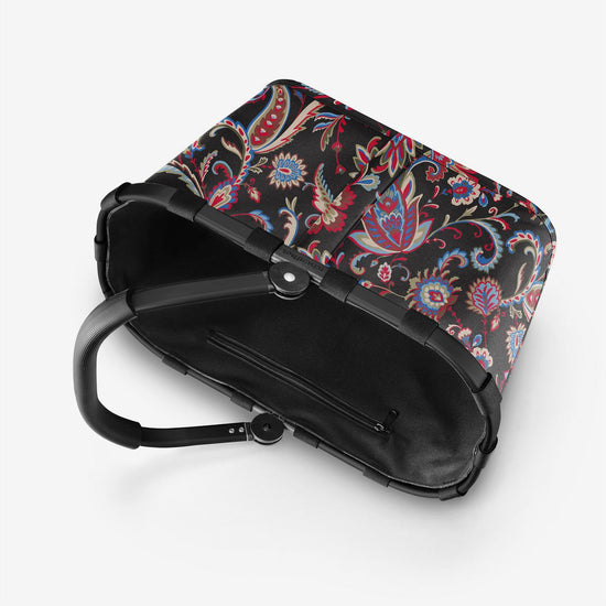 Reisenthel carrybag frame paisley black (Einkaufskorb,schwarz) Große Rabatte