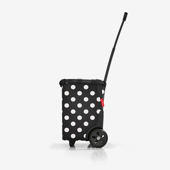 Reisenthel carrycruiser frame dots white (Einkaufstrolley,schwarz) Super Rabatt