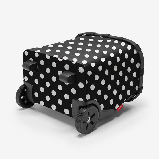 Reisenthel carrycruiser frame dots white (Einkaufstrolley,schwarz) Super Rabatt