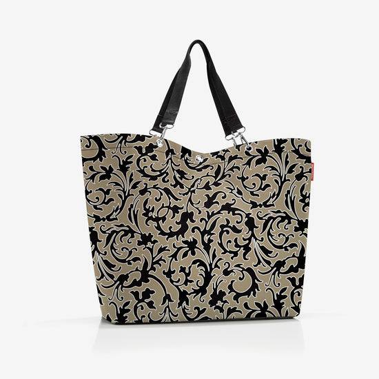 Reisenthel shopper XL baroque marble (Strandtasche,schwarz) Black Friday Preise