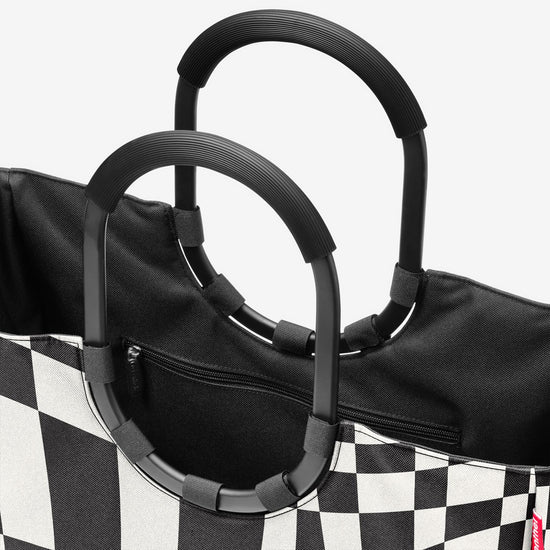 Reisenthel loopshopper L frame op-art (Einkaufstasche,schwarz) 50% Rabatt für begrenzte Zeit